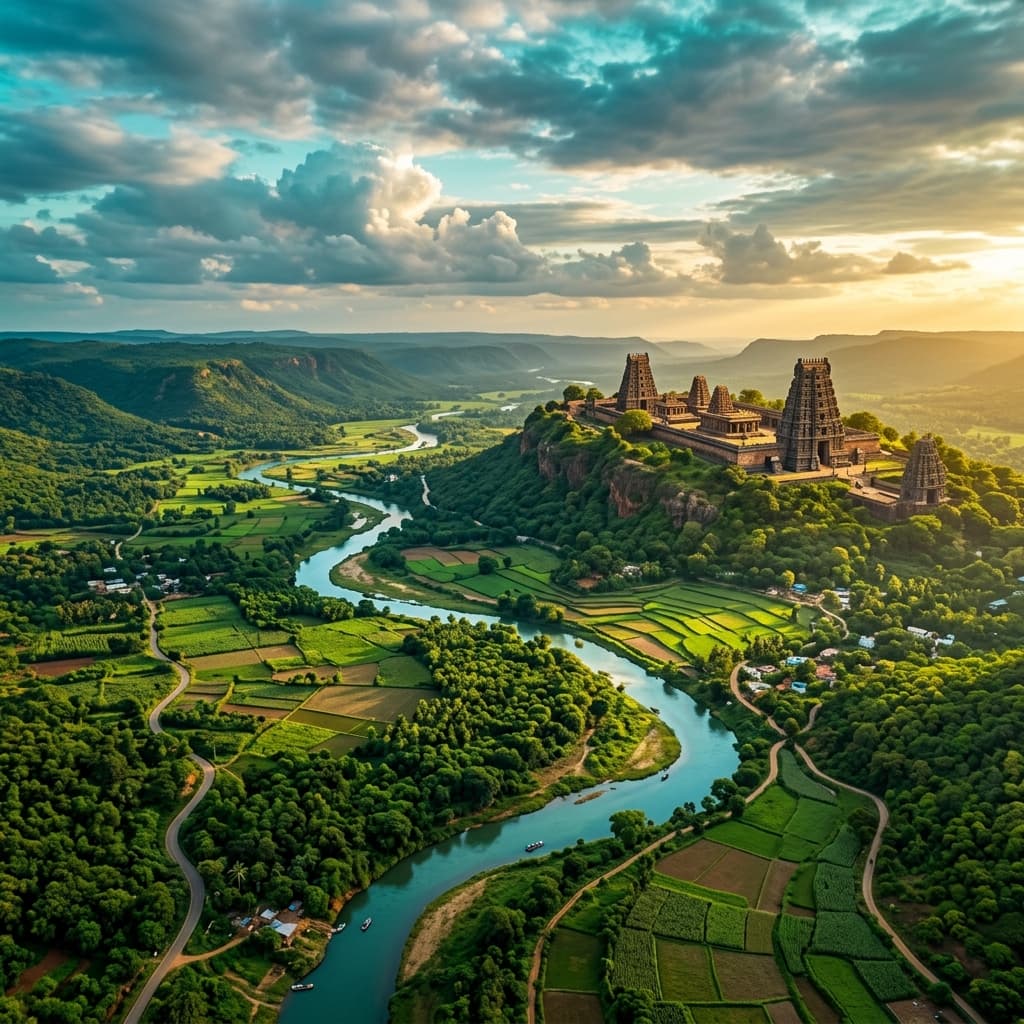 Scenic Andhra Pradesh landscape